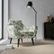 Yellow Green Stain Resistant Performance Floral Leaves Botanical Print Upholstery Fabric by The Yard - SKU: Lenox Jungle